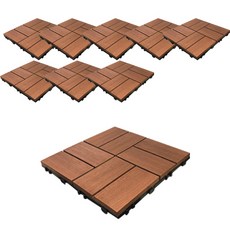 PAPA MADE DIY組裝式磁磚 9片, 木紋拉絲, 1個