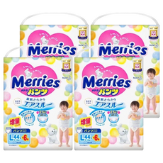Merries 妙而舒 妙兒褲/尿布 9~14kg, L, 200片