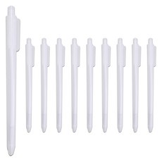 Mungudam 書寫流暢的原子筆 10入, 白色, 1套