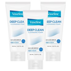 韓國 Vaseline 深層清潔洗面乳, 150ml, 3個