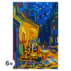 아트조이 DIY 명화그리기 10 x 15 cm, 밤의 카페테라스, 6개