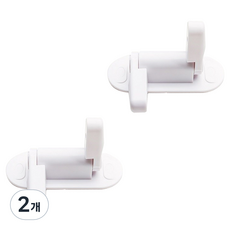 居家夥伴 門把固定器 抽屜鎖 防止開啟 玄關門安全裝置, 2個, 單一顏色