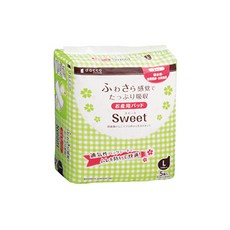 dacco Sweet棉柔產褥護墊, L, 5片, 1包