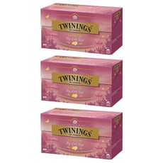 트와이닝 레몬 보이차, 25개입, 3개, 2g