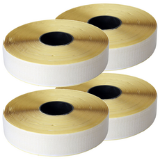 LIENO 魔鬼氈 50mm x 10m 勾面 白色, 4個