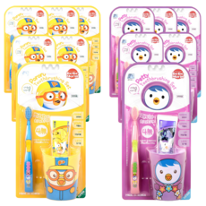 Pororo and Chika Chika 幼兒刷牙套組 Pororo+Patty, 6套