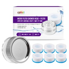 comet 水龍頭過濾器+過濾器濾芯 7入, 1套