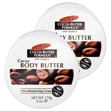 PALMER'S 帕瑪氏 可可脂身體潤膚霜 含維生素E 超保濕, 170g, 2個