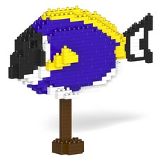 粉藍倒吊海水魚積木, 混合顏色, 1個