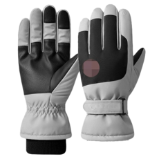 178SHOP 機車防風手套 防水保暖 黑色白色, XL, 灰色