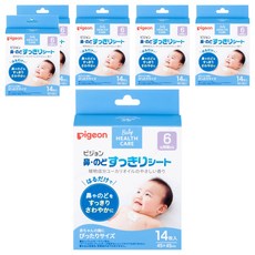pigeon 貝親 舒鼻貼, 14片, 6盒