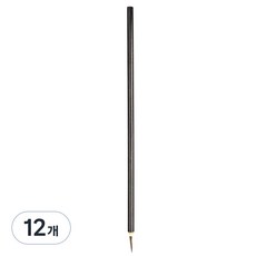 율아트 족제비 면상필 서예붓, 12개, 소