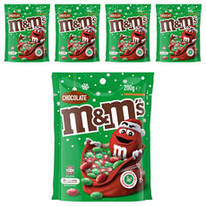 m&m's 牛奶糖衣巧克力, 澳洲原裝進口, 2020年澳洲超高完銷率商品, 聖誕節超強新品, 200g, 5包