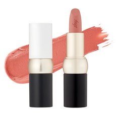 THE FACE SHOP 菲詩小舖 FMGT無限絲絨霧光唇膏, 1支, 3.5g, 04 Nudy Apricot