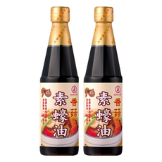 工研 香菇素蠔油 100%純釀造 全素或純素者可食, 560g, 2瓶