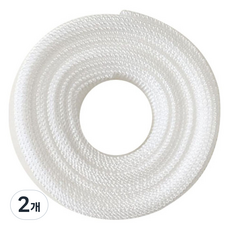 PP 웨이빙끈 25mm x 450cm, 화이트, 2개