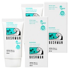 BUSHMAN 玻尿酸日常防曬乳 SPF50+ PA++++, 50ml, 2條