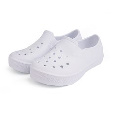 ALPHASHOE 男女通用基本款萬能EVA室內拖鞋, 白色, 240