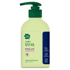 GREEN FINGER 綠手指 強效保濕精華洗髮精 含酪梨/椰子/橄欖, 300ml, 1瓶