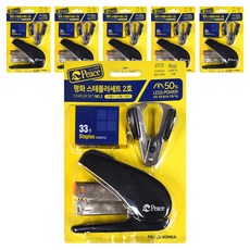 Peace Tools 平和釘書機2號, 混合顏色, 6套