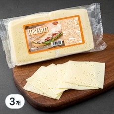 프라우들리치즈위스콘신 하바티 슬라이스 치즈, 21g, 32개입, 3개