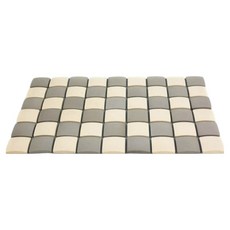 MONACO OLIVE 伊珍馬賽克硅藻土腳踏墊 47 x 31.5 x 1 公分, 混色, 1個