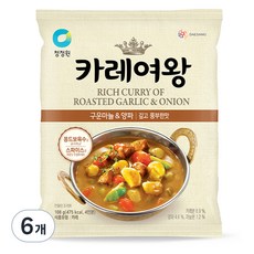 清淨園 咖哩女王 蒜味洋蔥咖哩, 108g, 6包