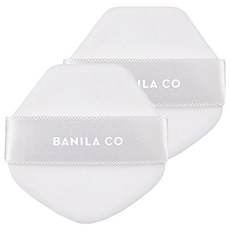 BANILA CO 芭妮蘭 Covericious終極梯形氣墊粉撲, 白色, 2個