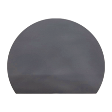 SHIMOYAMA TPU雙面半圓形抗菌菜板, 黑色, 1個