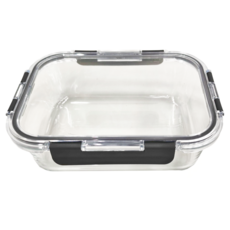 SHIMOYAMA 耐熱玻璃保鮮盒飯盒 1500ml, 耐熱玻璃, 1個