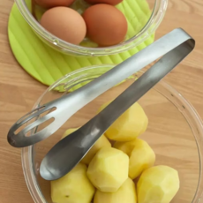 YOSHIKAWA 吉川 EATCO Hasam 不鏽鋼萬用料理夾, 20 x 3.6 x 3.5 cm, AS0011, 1支