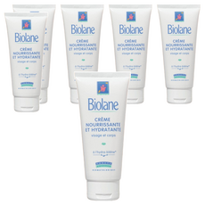 Biolane 法貝兒 舒敏保護營養霜 visage et corps, 100ml, 6條