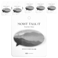 플레픽 모이스트 토크잇 점착 메모지, 라운드 포레스트, 8개