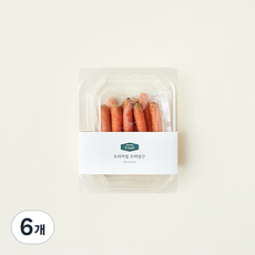 프리미엄 꼬마당근, 100g, 6개