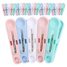 DearMomo 曬衣繩用堅固迷你曬衣夾, 30個, 隨機出貨