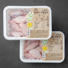 참프레 동물복지 닭아랫날개 (냉장), 300g, 2개