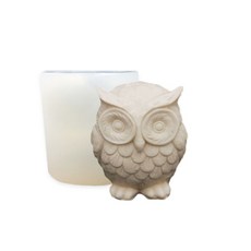 Moldbee Owl vs. 3D 手工矽膠模具 1 件, 單一顏色
