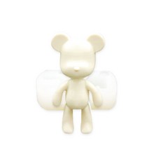 MOLDB 站立的BE@RBRICK 2D大號熊熊手工矽膠模具 單品1入, 單一顏色