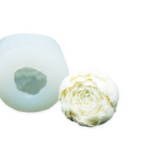 MOLDB 手工芍藥花苞矽膠模具 單品 1入, 單一顏色