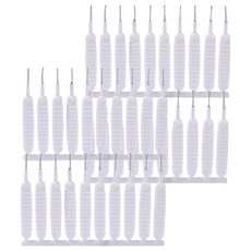 Ourworks 多用途蓮蓬頭孔洞縫隙清潔刷 PP迷你刷 20入, 2個, 白色