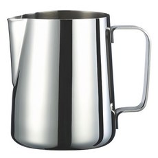 BLACK HAMMER 拉花杯, 1個, 銀色（不鏽鋼）