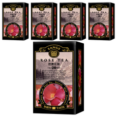 FANGS 方氏 玫瑰花茶 錫蘭紅茶, 2g, 20包, 5盒