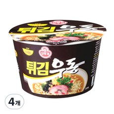 튀김우동 용기, 110g, 4개