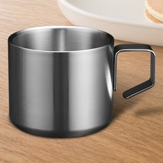 월드크린 스텐 304 이중 머그 컵 150ml, 1개