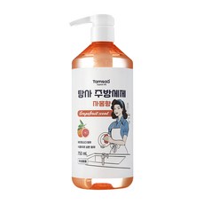 탐사 베이킹소다 함유 주방세제 자몽향, 750ml, 1개