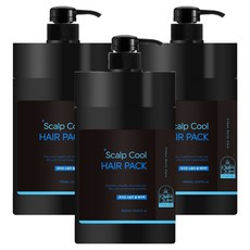 포리온 스칼프 쿨 헤어팩, 1L, 3개