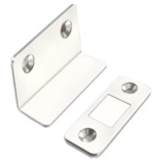 BEAUTY DISPLAY 美得像專櫃 隱形磁鐵門吸 90度 銀色, 4個