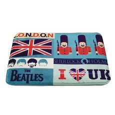 Cotton Field 棉花田傢飾 法蘭絨防滑踏墊, 40 x 60cm, 福爾摩斯