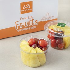 만나다 프레시 믹스 파인애플 포도 토마토, 250g, 1개입, 4개