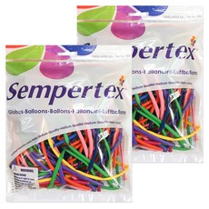 셈퍼텍스 요술풍선 160S, 혼합색상, 200개